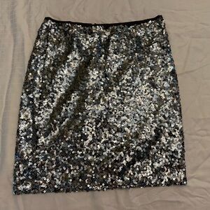 Sequin skirt - Grey White House Black Market
